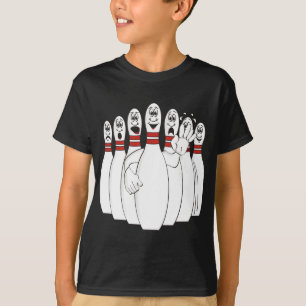 Worried Bowling pins T-Shirt