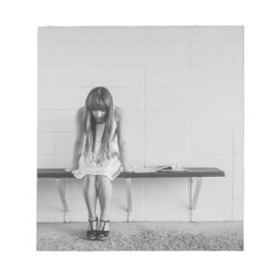 Worried Girl Notepad