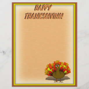 Worried Thanksgiving Turkey Flyer