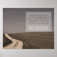Worry Empties Today Of Strength