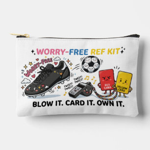 Worry-Free Ref Kit — Funny Kawaii Soccer Referee Accessory Pouch