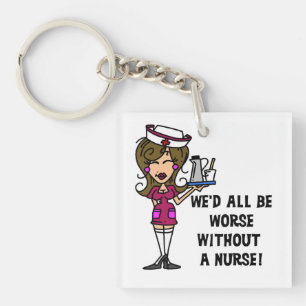 Worse Without a Nurse Key Ring
