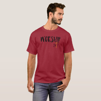 Worship 24/7 Christian Faith T-Shirt