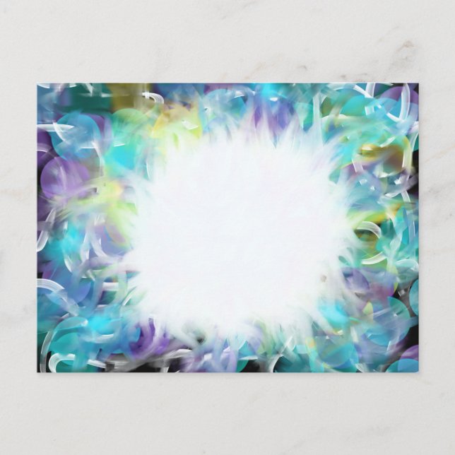 Worship Art Purple Blue Star 7th Oct 17 HC Postcard (Front)