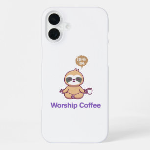 Worship Coffee - Iphone 16 Design Plus Case