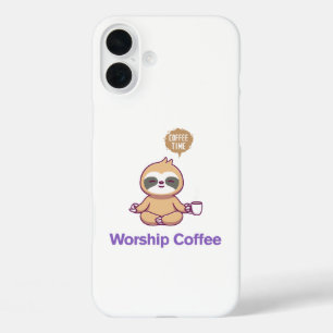 Worship Coffee - Iphone 16 Design Plus Case