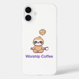 Worship Coffee - Iphone 16 Plus Case