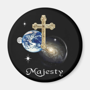 Worship his Majestry Magnet