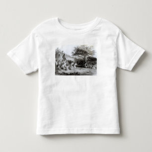 Worship of the Sun, engraved by R. Ehnshelwood Toddler T-Shirt