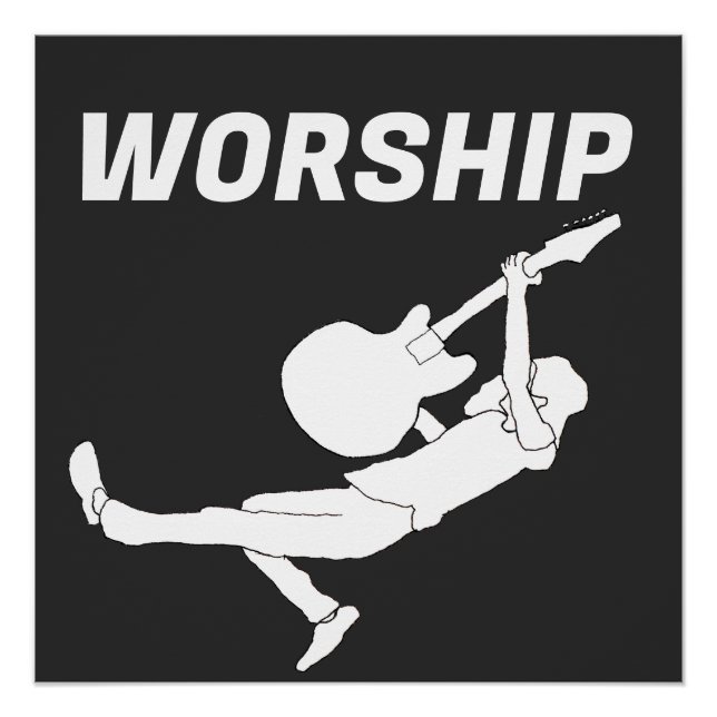 Worship Team Guitarist Poster (Front)