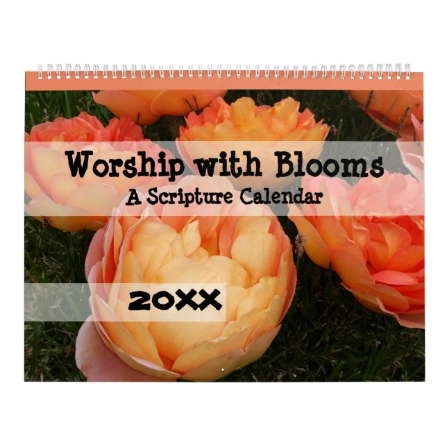 Worship with Blooms Calendar (Cover)