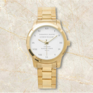 Worshipful Master Freemason Masonic Lodge Watch