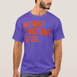 Worst Costume Ever Funny Vintage Halloween For Men T-Shirt