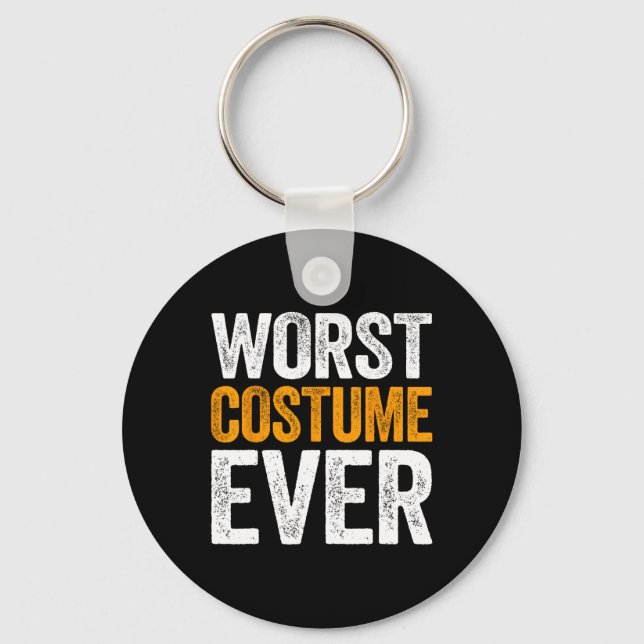 Worst Costume Ever Halloween Costume  Key Ring (Front)