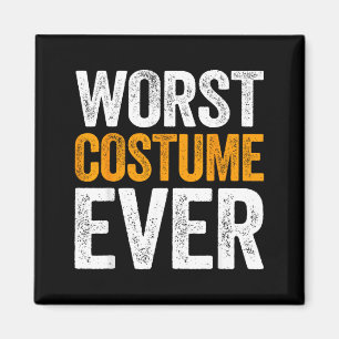 Worst Costume Ever Shirt Kids Halloween Costume Magnet