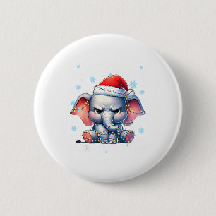 Worst White Elephant Ever Christmas Xmas Under 15 6 Cm Round Badge
