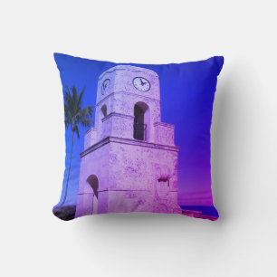 Worth Avenue Clock Tower - Palm Beach, FL Cushion