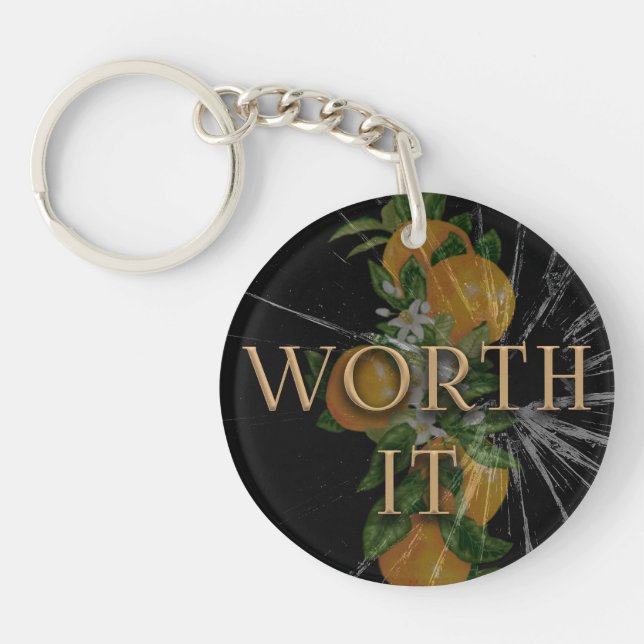 Worth It Key Ring (Front)