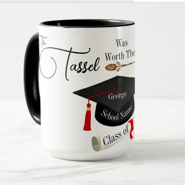 Worth the Hassle Graduation Mug (Creator Uploaded)