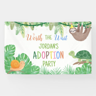 Worth the Wait Adoption Party Custom Sign