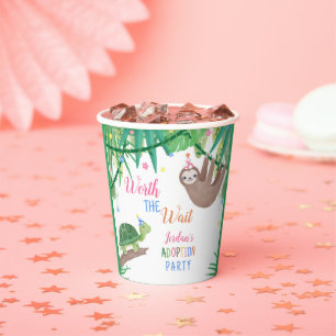 Worth the Wait Adoption Party Paper Cups