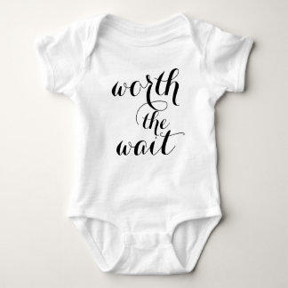 Worth The Wait Baby Body Suit Baby Bodysuit