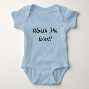 Worth the Wait Baby Bodysuit