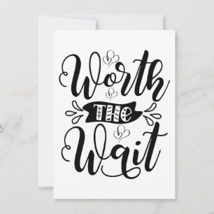 Worth the Wait Bodysuit, worth the wait Thank You Card