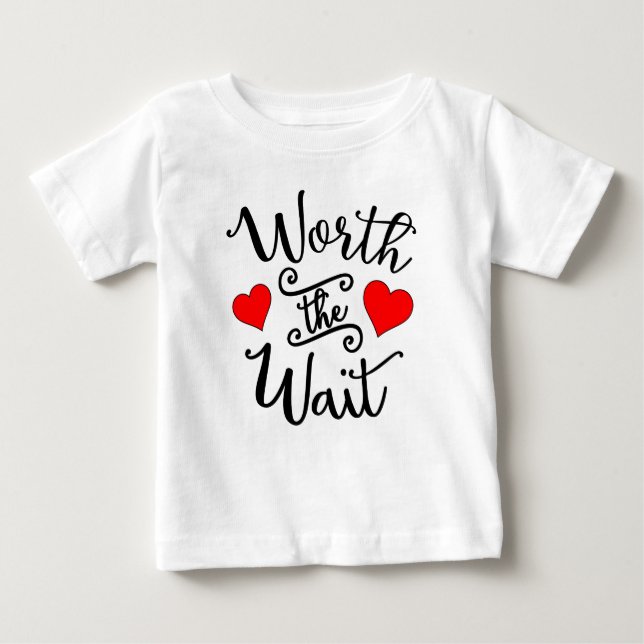 Worth the Wait Style: Toddler Ruffle Tee (Front)