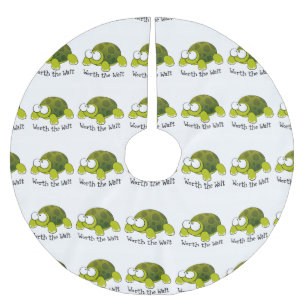 Worth The Wait Turtle Brushed Polyester Tree Skirt