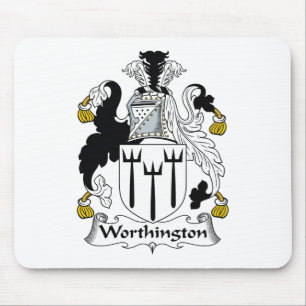 Worthington Family Crest Mouse Pad