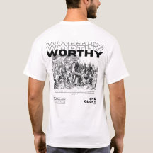 Worthy is the Lamb black lettering 