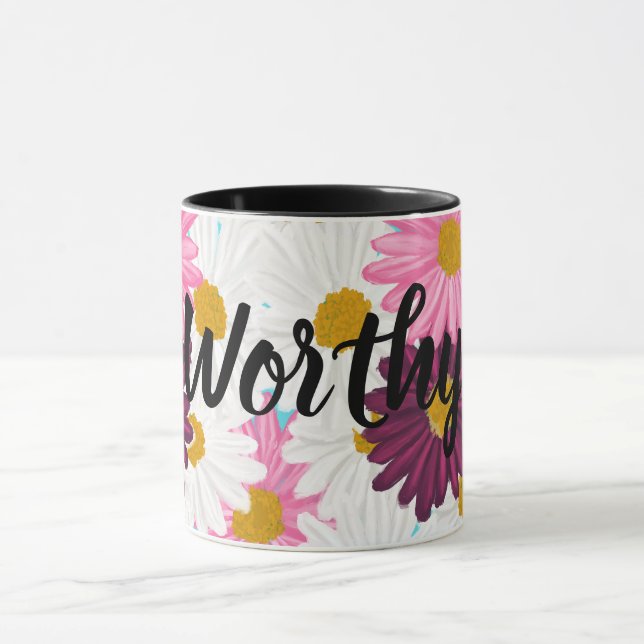 Worthy Multi-Coloured Daisies Mug (Center)
