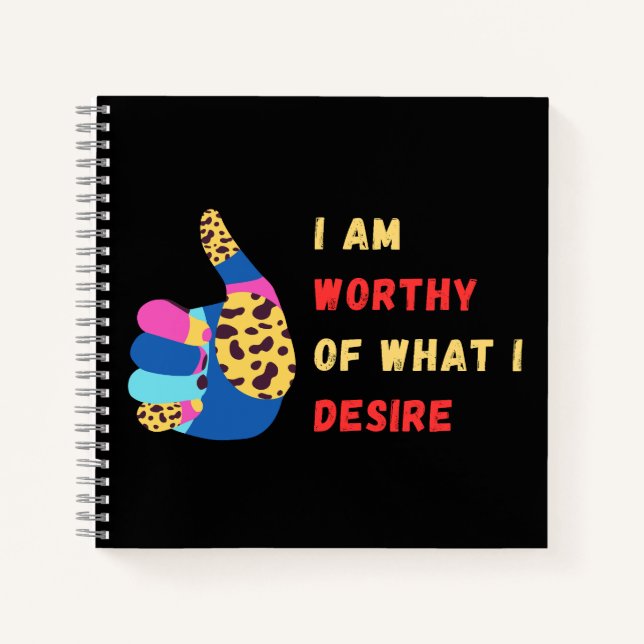 Worthy Spiral Notebook (Front)