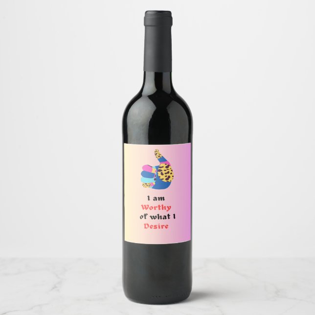 Worthy Wine Label (Front)
