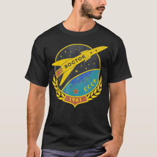Wostok Sputnik USSR Soviet Union Space Propaganda T-Shirt