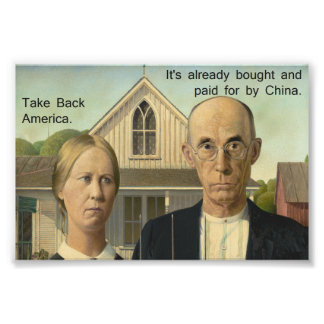 Would Grant Wood China Photo Print