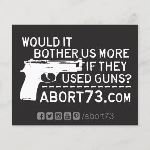 Would it Bother Us More if They Used Guns? Flyers
