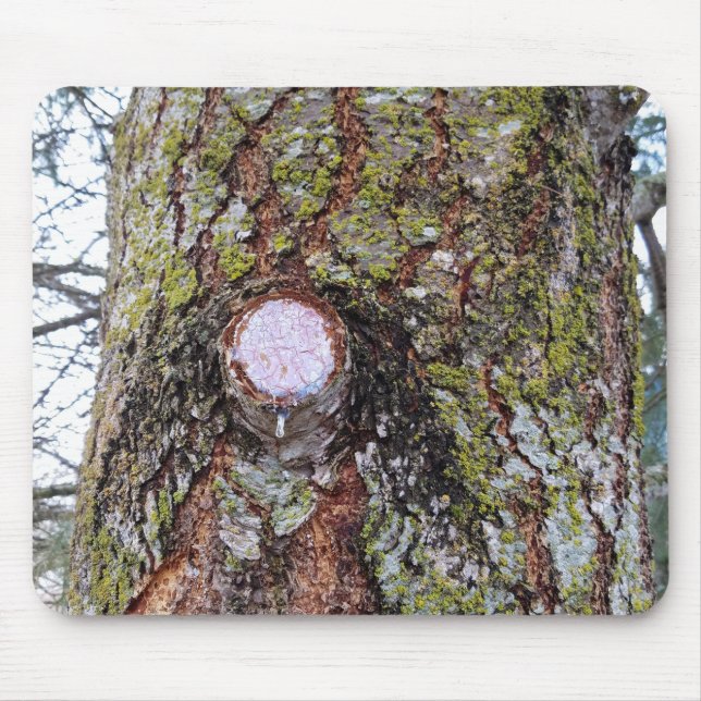 Would Not Wood Knot Mouse Pad (Front)