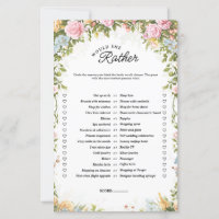 Would She Rather Tea Party Bridal Shower Game