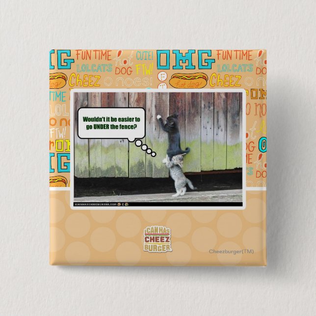 Wouldn't it be easier 15 cm square badge (Front)