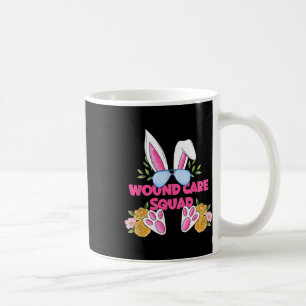 Wound Care Nurse Cute Bunny Flower Easter Day Nurs Coffee Mug