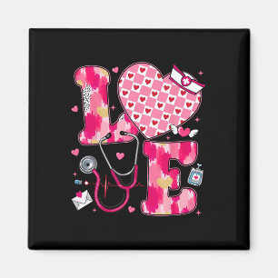 Wound Care Nurse Valentine Day Love Women Heart Magnet
