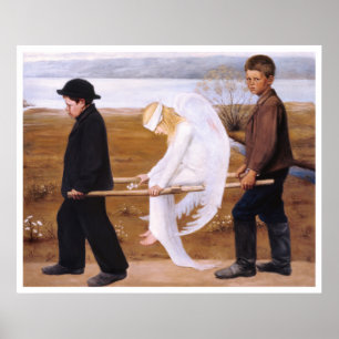 Wounded angel by Hugo Simberg Favourite CC1254 XL Poster