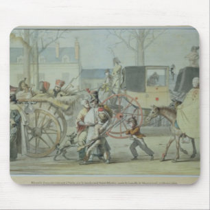 Wounded French Soldiers Entering Paris Mouse Pad