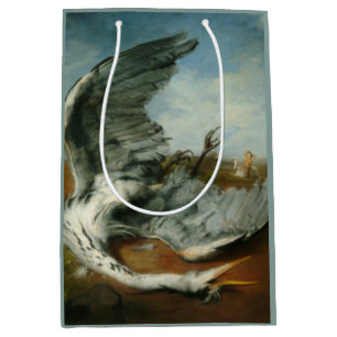 Wounded Heron (by George Frederick Watts) Medium Gift Bag