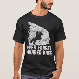 Wounded Knee Native American Lakota Tribe Chief vi T-Shirt