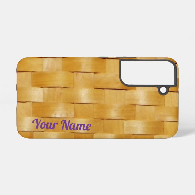 Woven Basket -  Samsung Galaxy S22 Case (Back Horizontal)