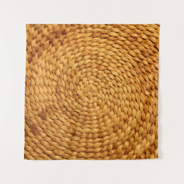 woven bast background texture brown tapestry (Front)