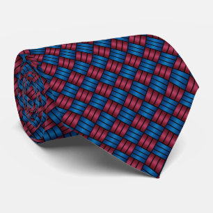 Woven Blue Raspberry Tie